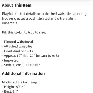Pants & Jumpsuits - High waisted paper bag pants! Brand new! Pants & Jumpsuits - High waisted paper bag pants! Brand new!